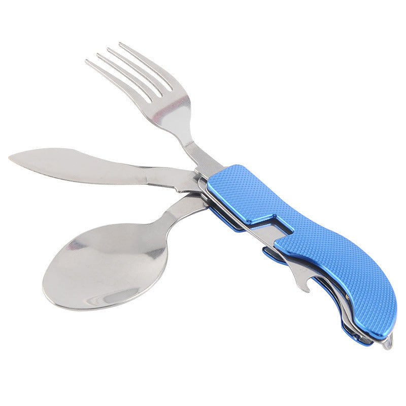 A20 Vajilla plegable de acero inoxidable para cuchillos, tenedores y cucharas